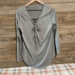 Women’s Gray Long Sleeve lightweight - Size M- only worn once!